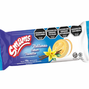 GALLETITAS VAINILLA RELLENAS VAINILLA SMAMS X105G