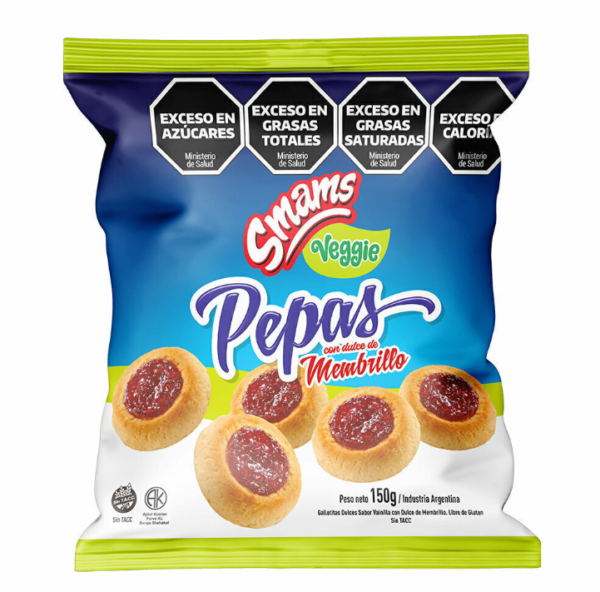 PEPAS DE MEMBRILLO VEGGIE 150GR SMAMS