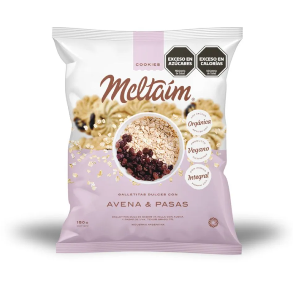 COOKIES AVENA Y PASAS MELTAIM