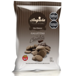 GALLETITAS DE CHOCOLATE SIN AZUCAR Y SIN GLUTEN 120GR ANGIOLA