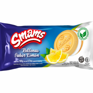 GALLETITAS VAINILLA RELLENAS LIMON 105GR SMAMS