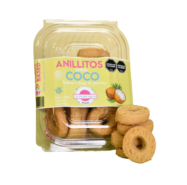 ANILLOS DE COCO 170GR UN RINCON VEGANO