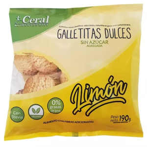 GALLETITAS LIGHT LIMON X190G CERAL